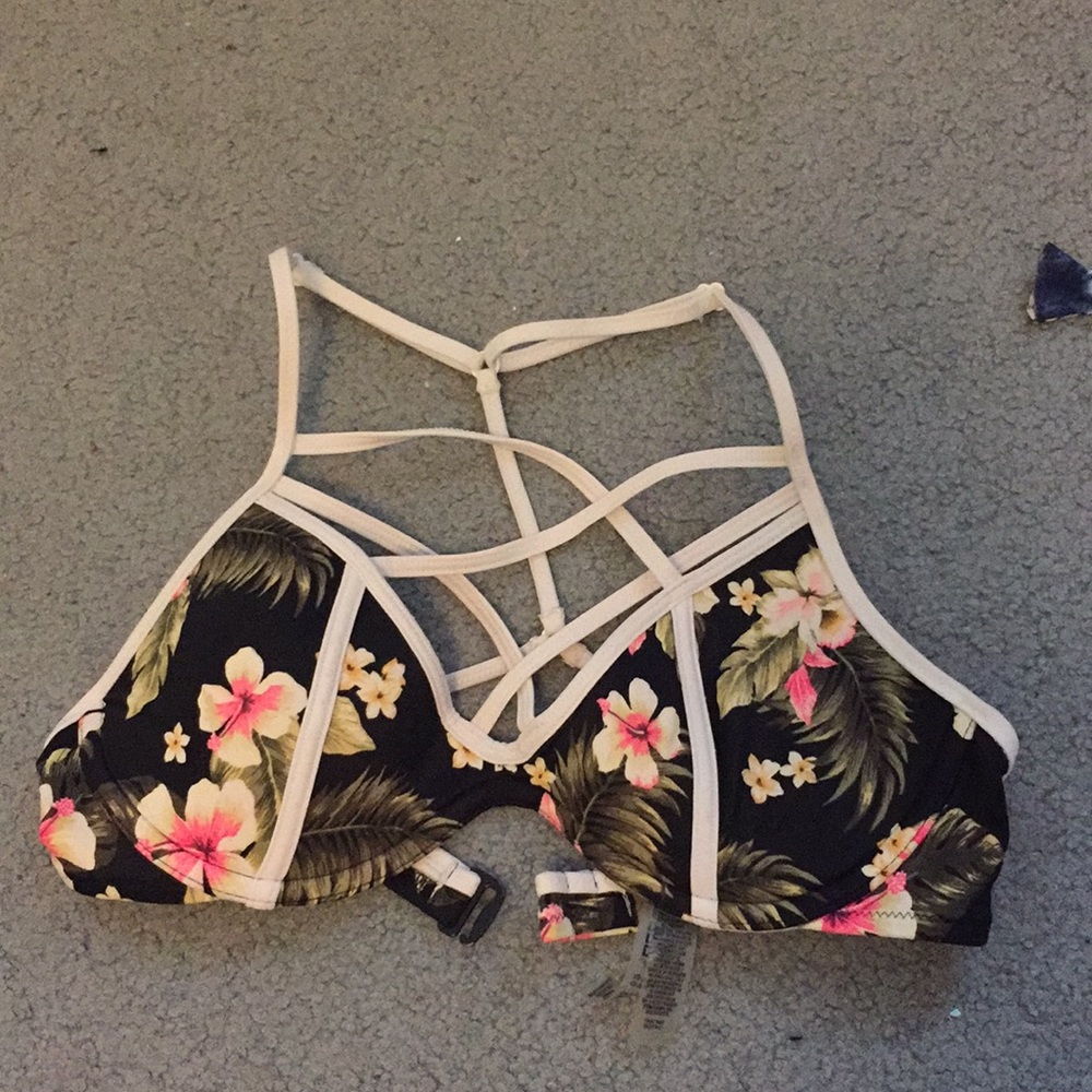 PINK bathing suit top